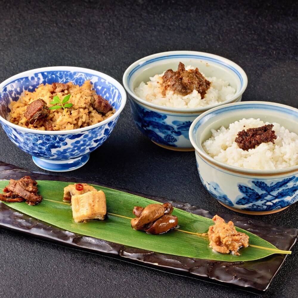 うなぎの佃煮と炊き込みご飯など
