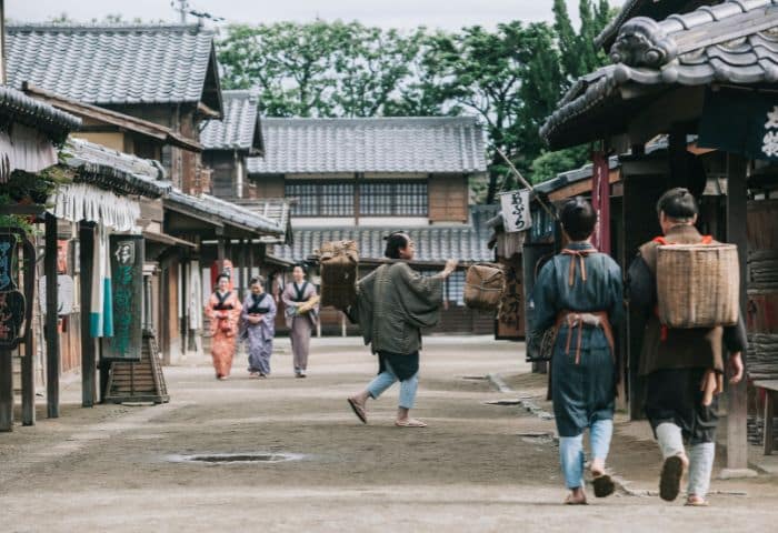 江戸時代の町並み