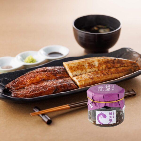 【ギフト】山美世の祝いうなぎ〈紅白と佃煮の詰合せ〉