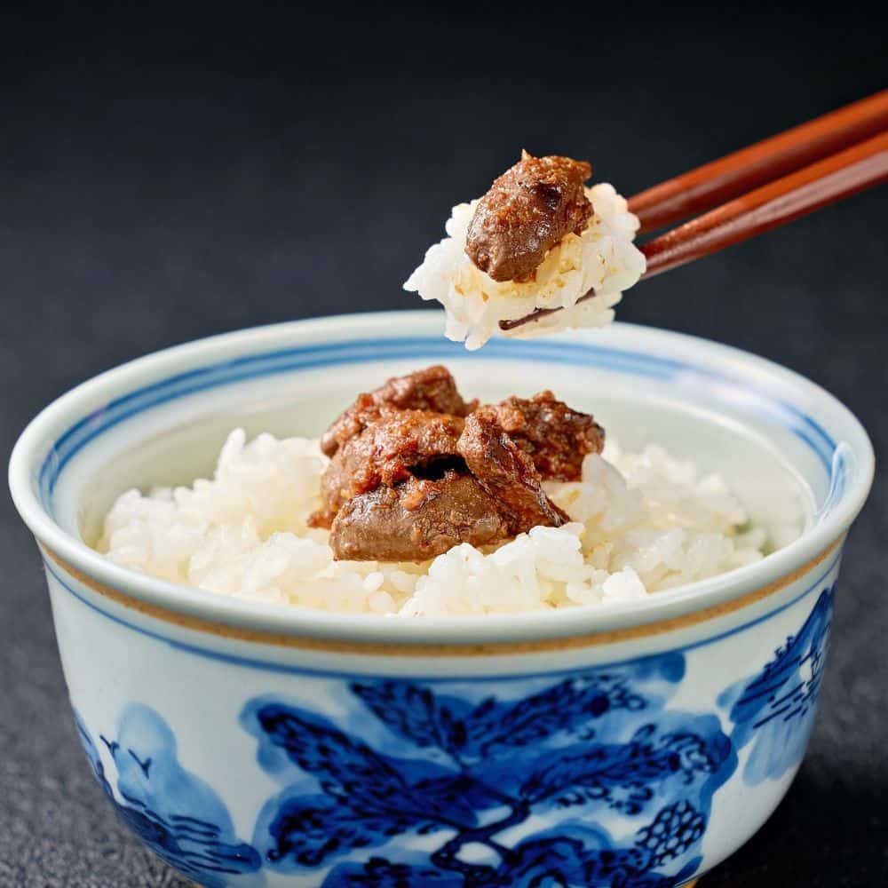 鰻肝 食べる香味ラー油（白米と）