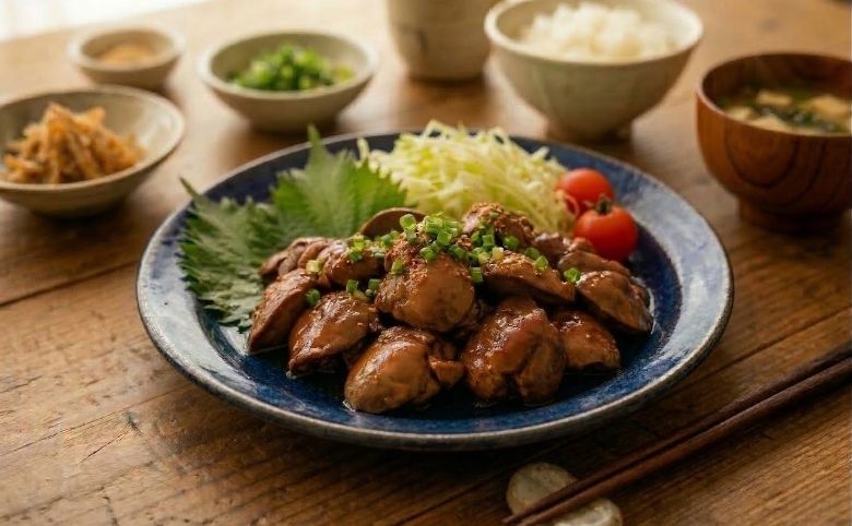 うなぎのタレアレンジの鶏レバーのコク旨甘辛煮