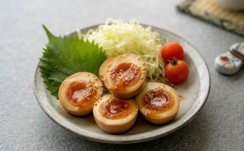 うなぎのタレアレンジの味が染み込む絶品煮卵