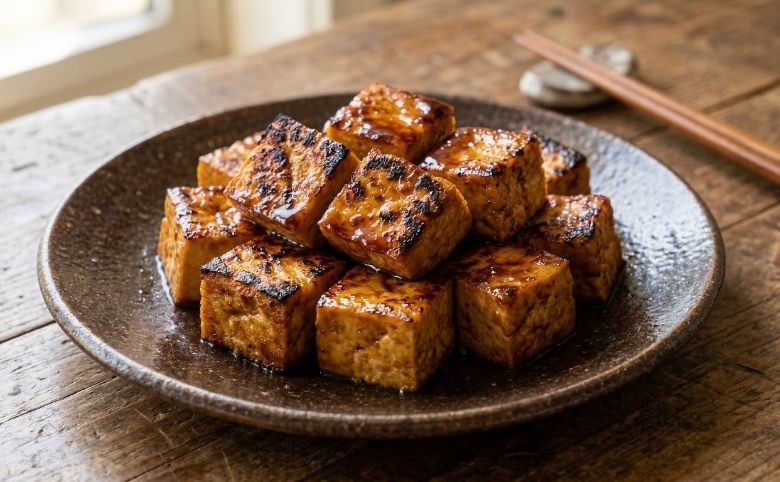 うなぎのタレアレンジの厚揚げの照り焼き