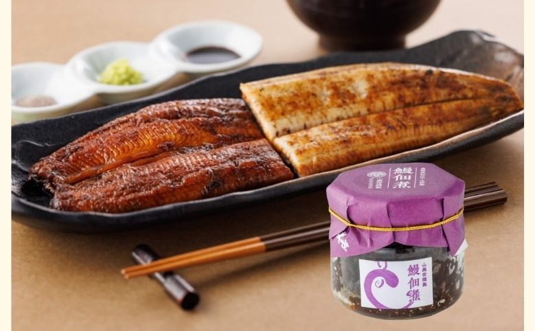 山美世の祝いうなぎ〈紅白と佃煮の詰合せ〉(6,300円)