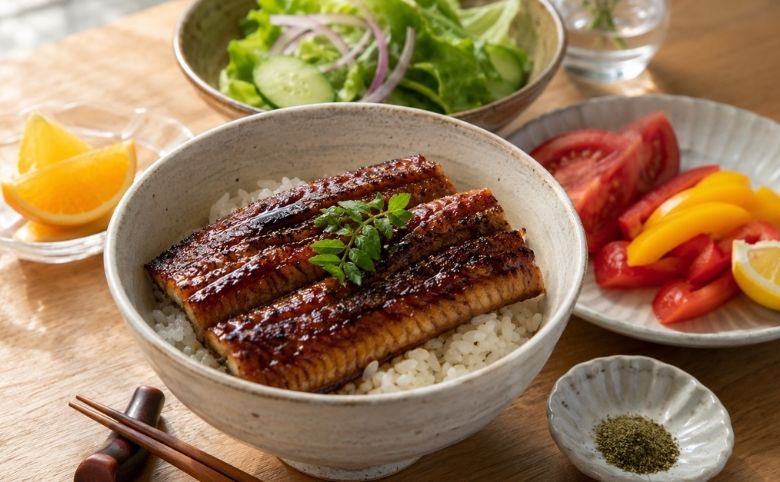 家でうな丼
