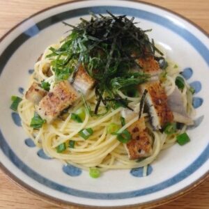 うなぎ白焼きの和風パスタ|スタミナアップ×簡単で驚くほど美味しいレシピ