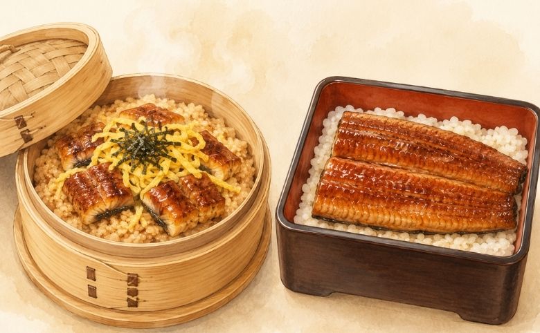 うなぎのせいろ蒸しとうな重の違い