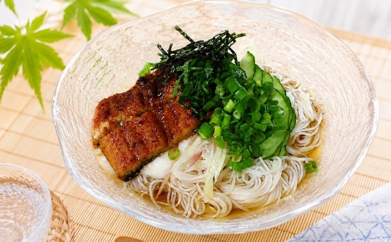うなぎそうめんのレシピ
